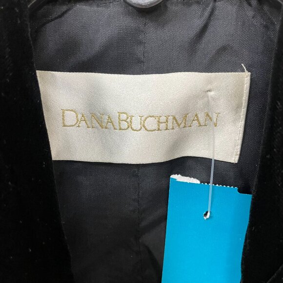 Dana Buchman black Velvet Vest size small - Picture 3 of 4